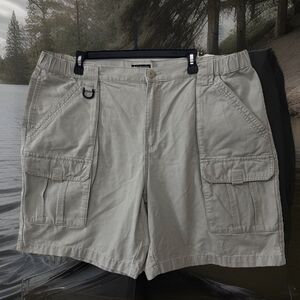 Y2K Columbia Sportswear SzXL Men Cargo Shorts Deadstock Grandpacore Heavy Cotton